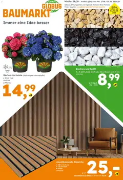 Vorschau von dem Prospekt des Geschäftes Globus Baumarkt, gültig ab dem 17.08.2026