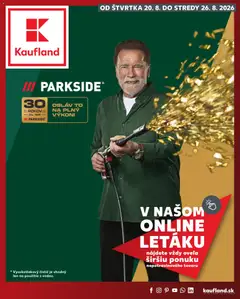 Kaufland SK - Kaufland SK Nonfood akciós újság megtekintése, amely érvényes 2026.08.20.-től