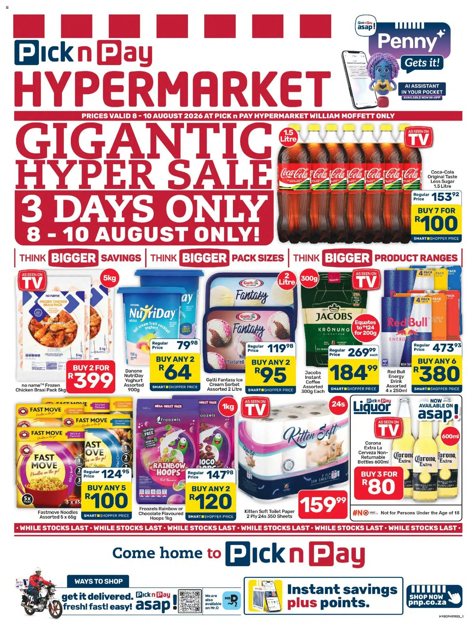 Preview of Pick n Pay flyer valid from 08/08/2026