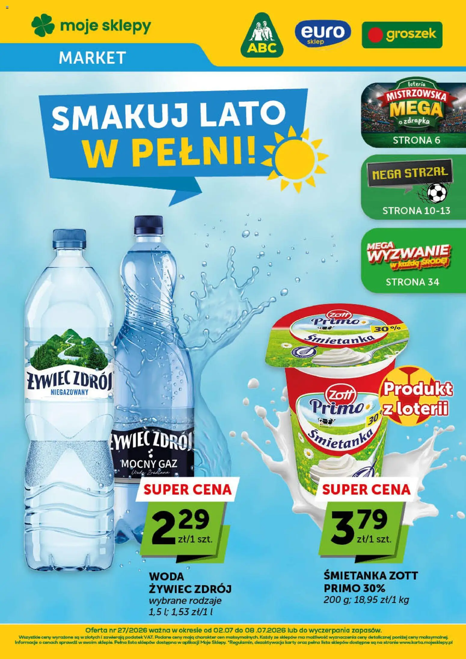 Pogląd gazetki "Groszek gazetka - Market" ze sklepu Groszek ważnej od 02.07.2026