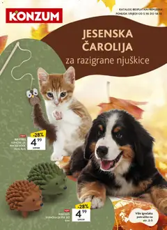 Konzum HR - Konzum HR Tematski katalog ljubimci megtekintése, amely érvényes 2026.10.05.-től