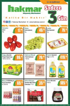 Hakmar Hakmar - Katalog Sadece 3 Gün 18.09.2026 - Broşürünün önizlemesi
