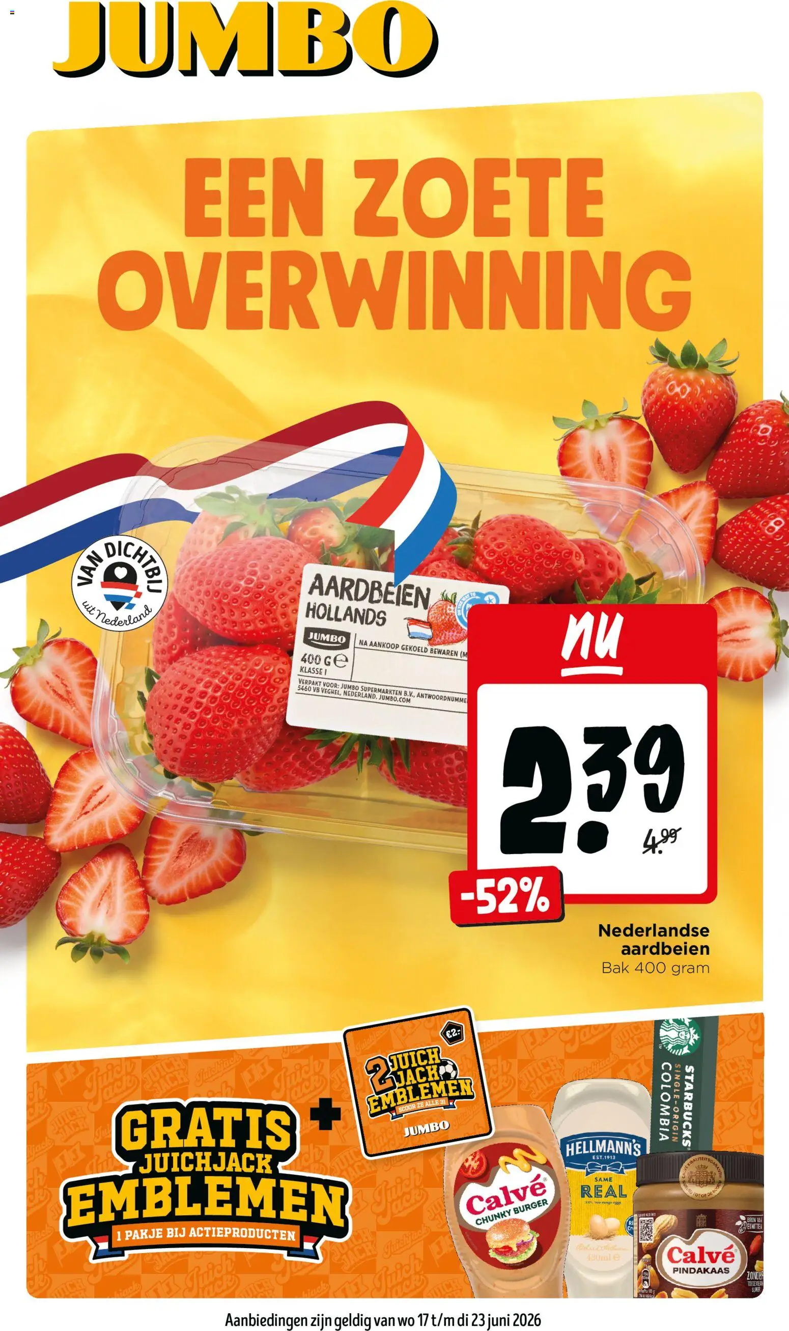 Voorbeeld van Jumbo folder week 25 van winkel Jumbo geldig vanaf 17-06-2026