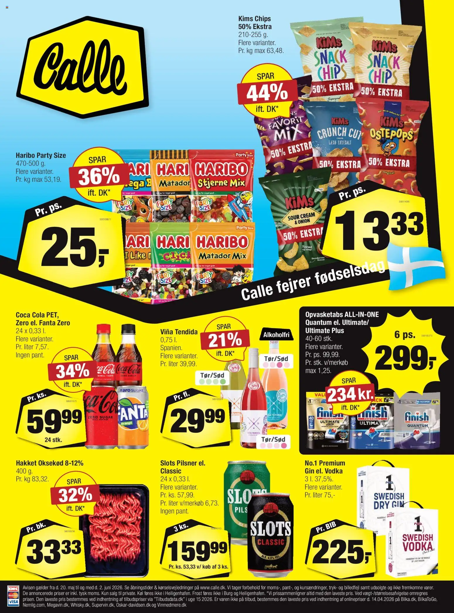 Eksempel på tilbudsavis Calle - Tilbudsavis fra butik Calle gyldig fra 20/05/2026