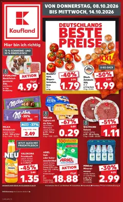 Vorschau von dem Prospekt des Geschäftes Kaufland, gültig ab dem 08.10.2026