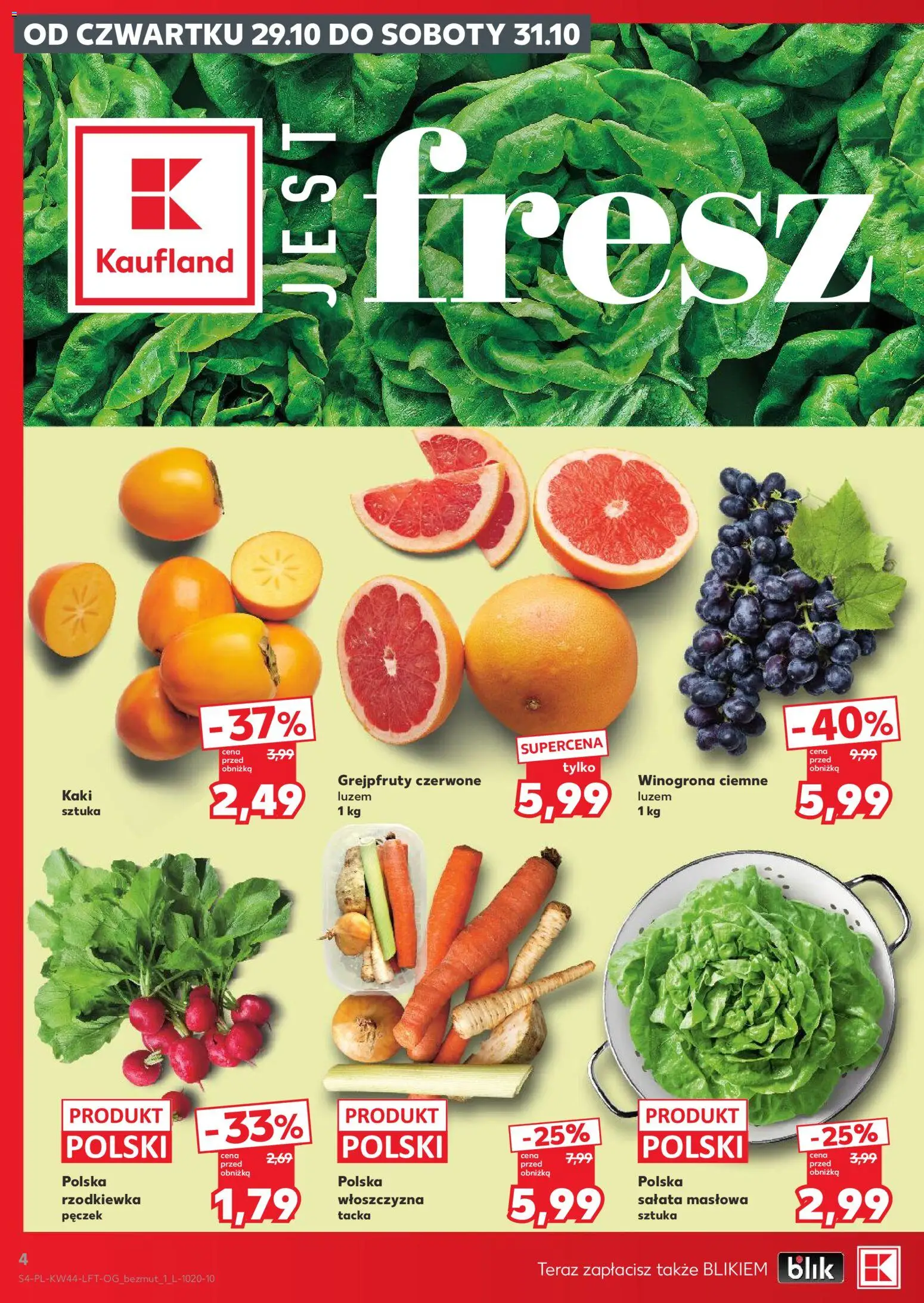 Pogląd gazetki "Kaufland gazetka" ze sklepu Kaufland ważnej od 29.10.2026