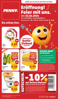 Vorschau der Angebote: Penny Markt Penny Markt Eröffnung in 1100 Wien gültig ab 25.06.2026