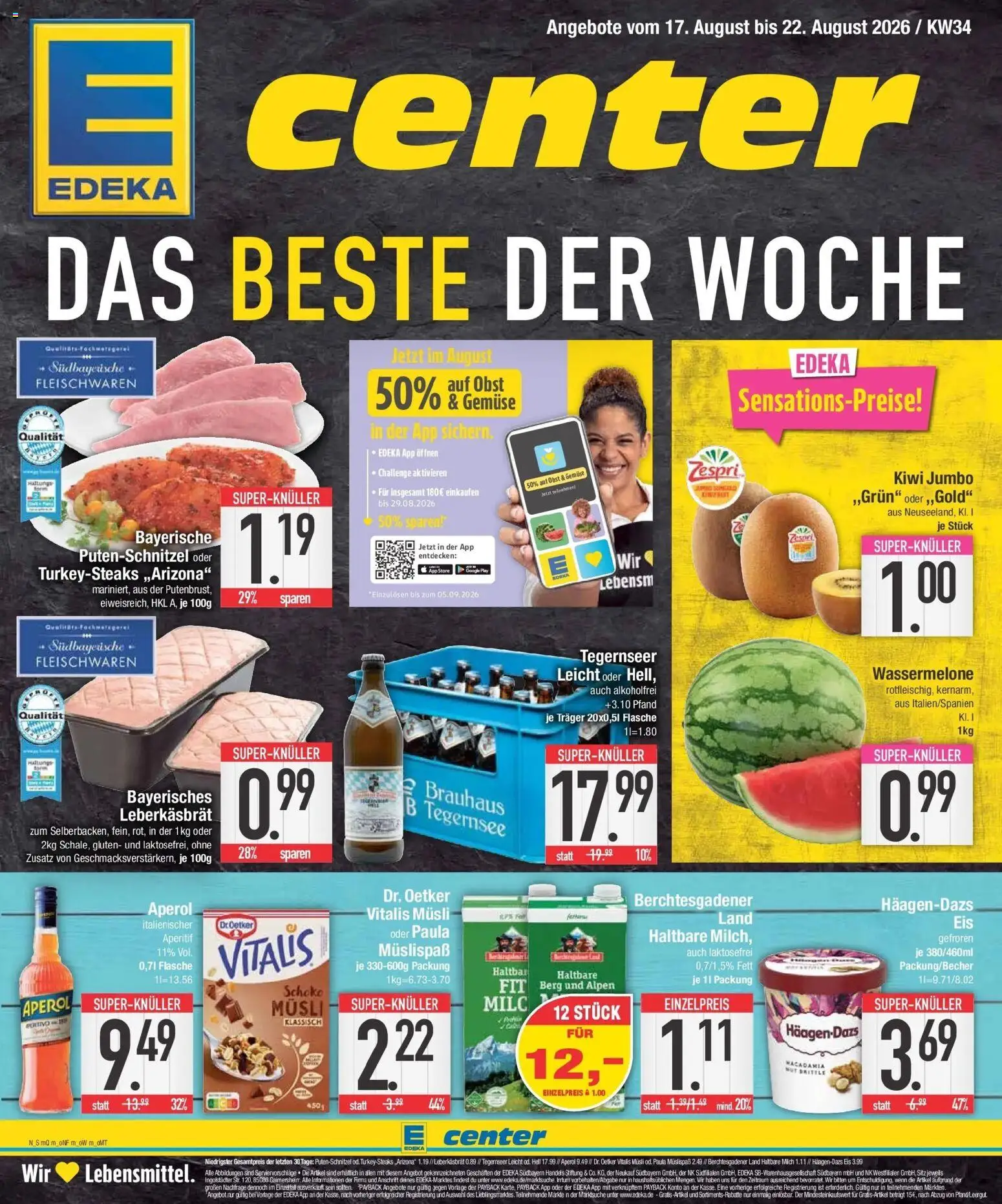 Vorschau von dem Prospekt des Geschäftes E center, gültig ab dem 17.08.2026