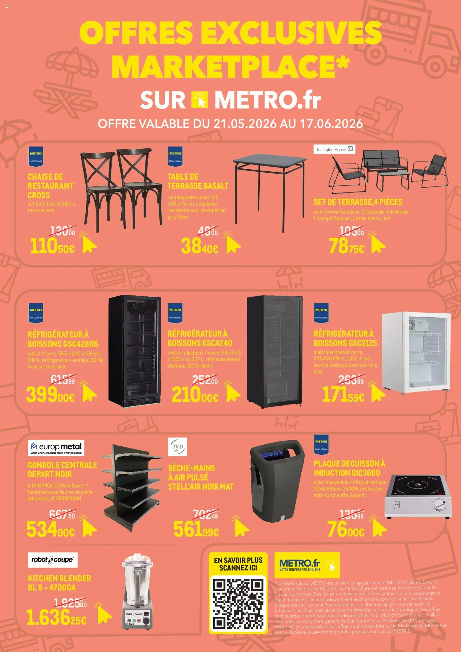 Prévisualisation de METRO catalogue du magasin METRO formulaire valide 21/05/2026