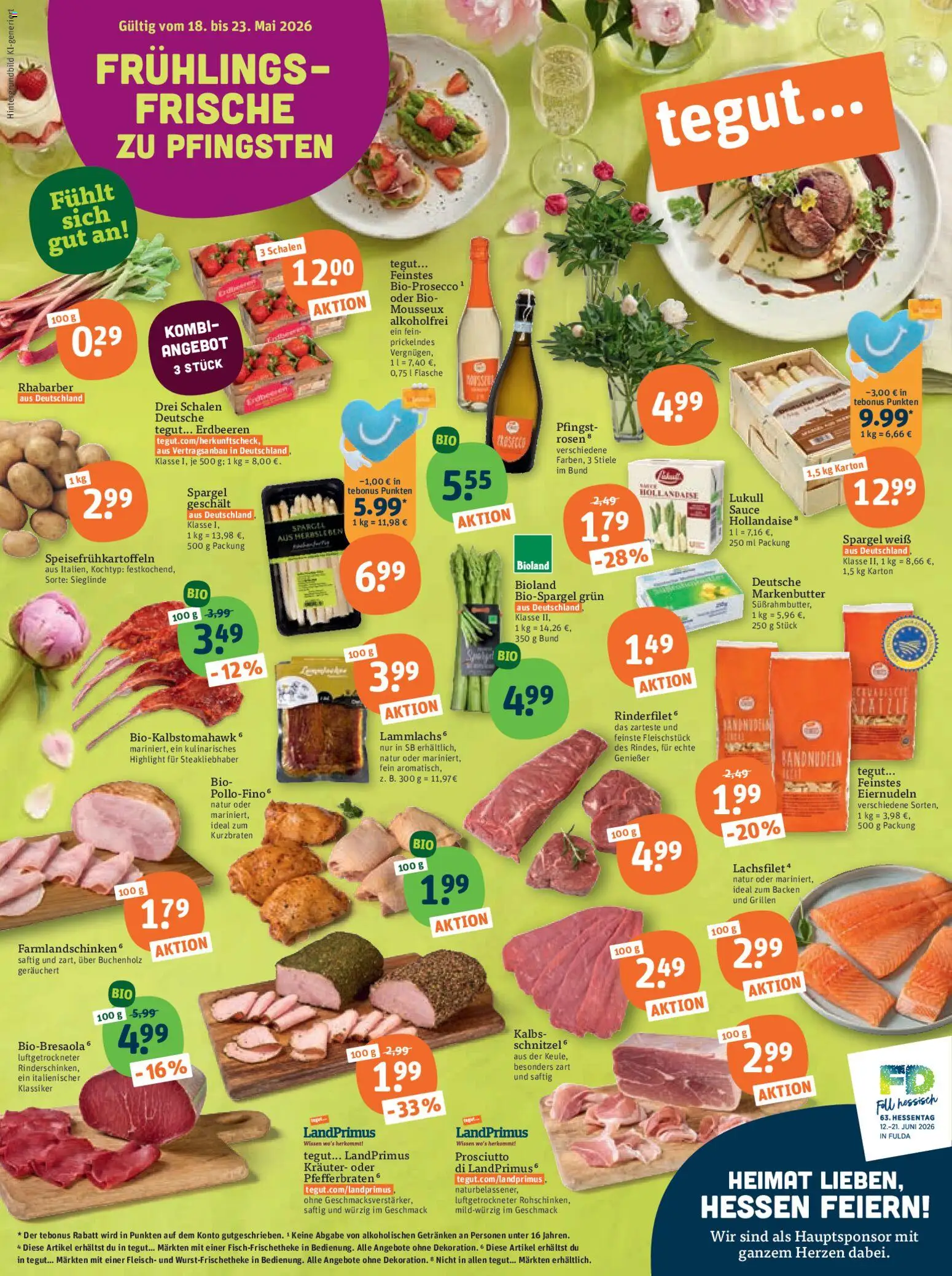 Vorschau von dem Prospekt des Geschäftes Tegut, gültig ab dem 18.05.2026