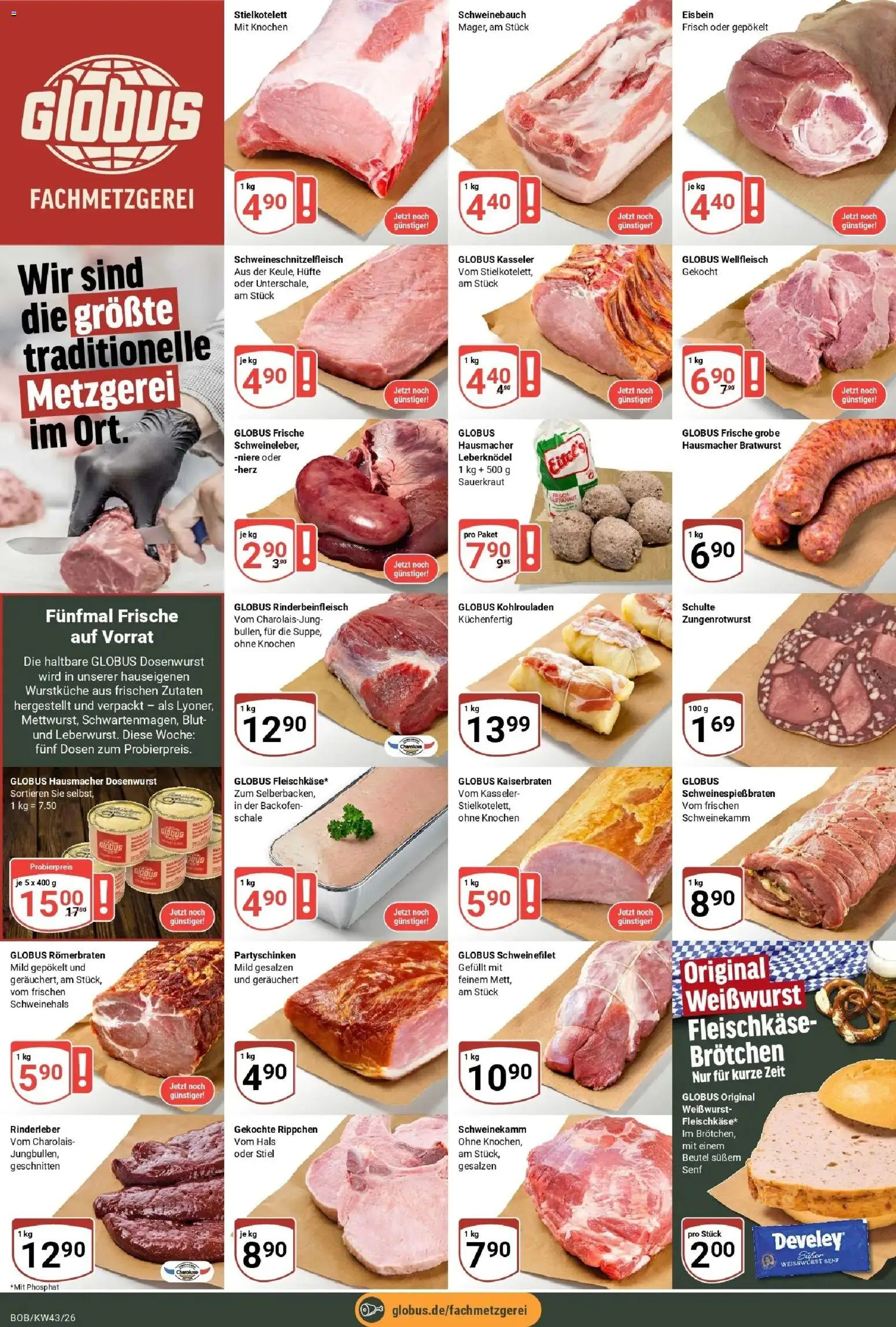Vorschau von dem Prospekt des Geschäftes Globus, gültig ab dem 19.10.2026