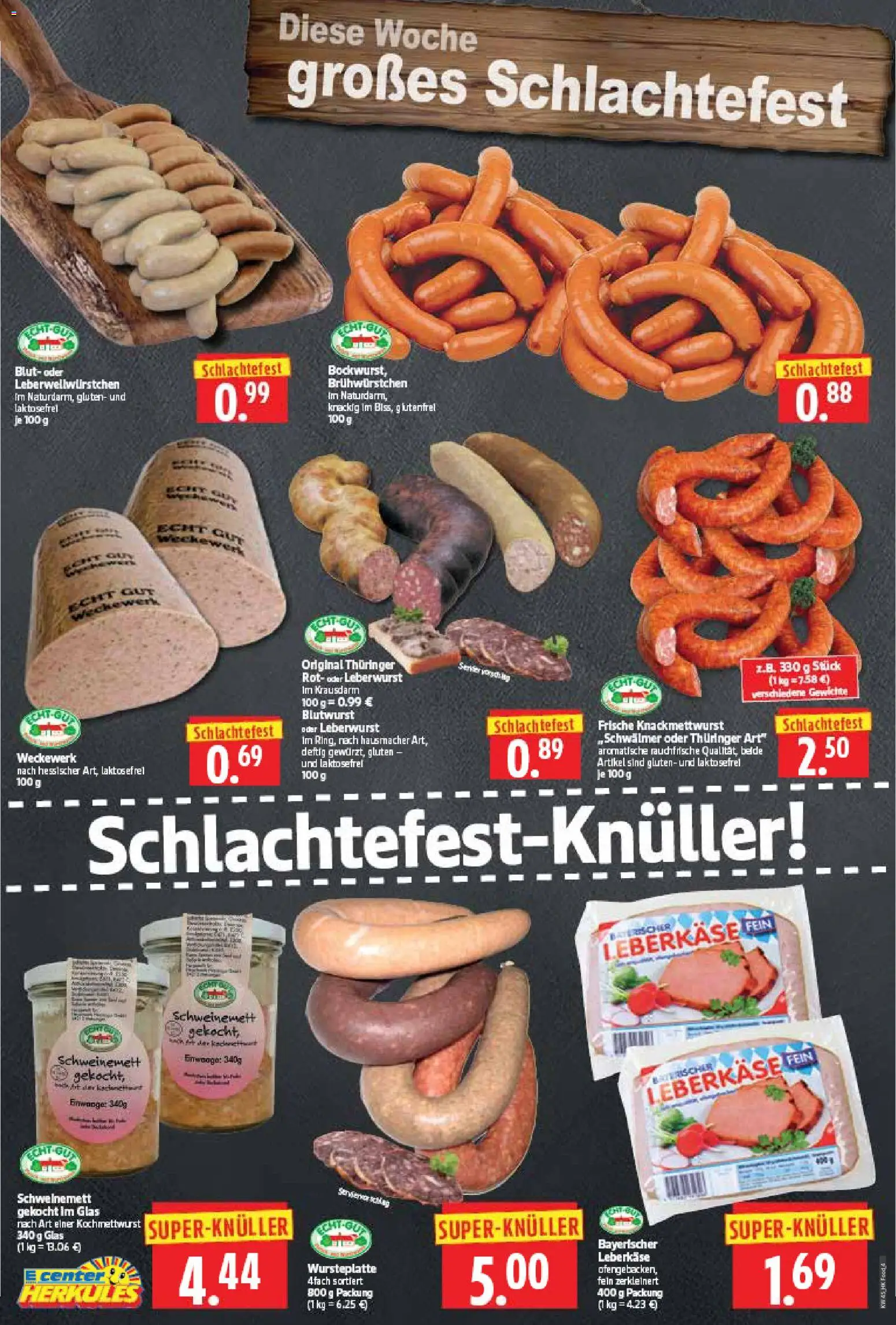 Vorschau von dem Prospekt des Geschäftes HERKULES, gültig ab dem 02.11.2026 - Leberkase