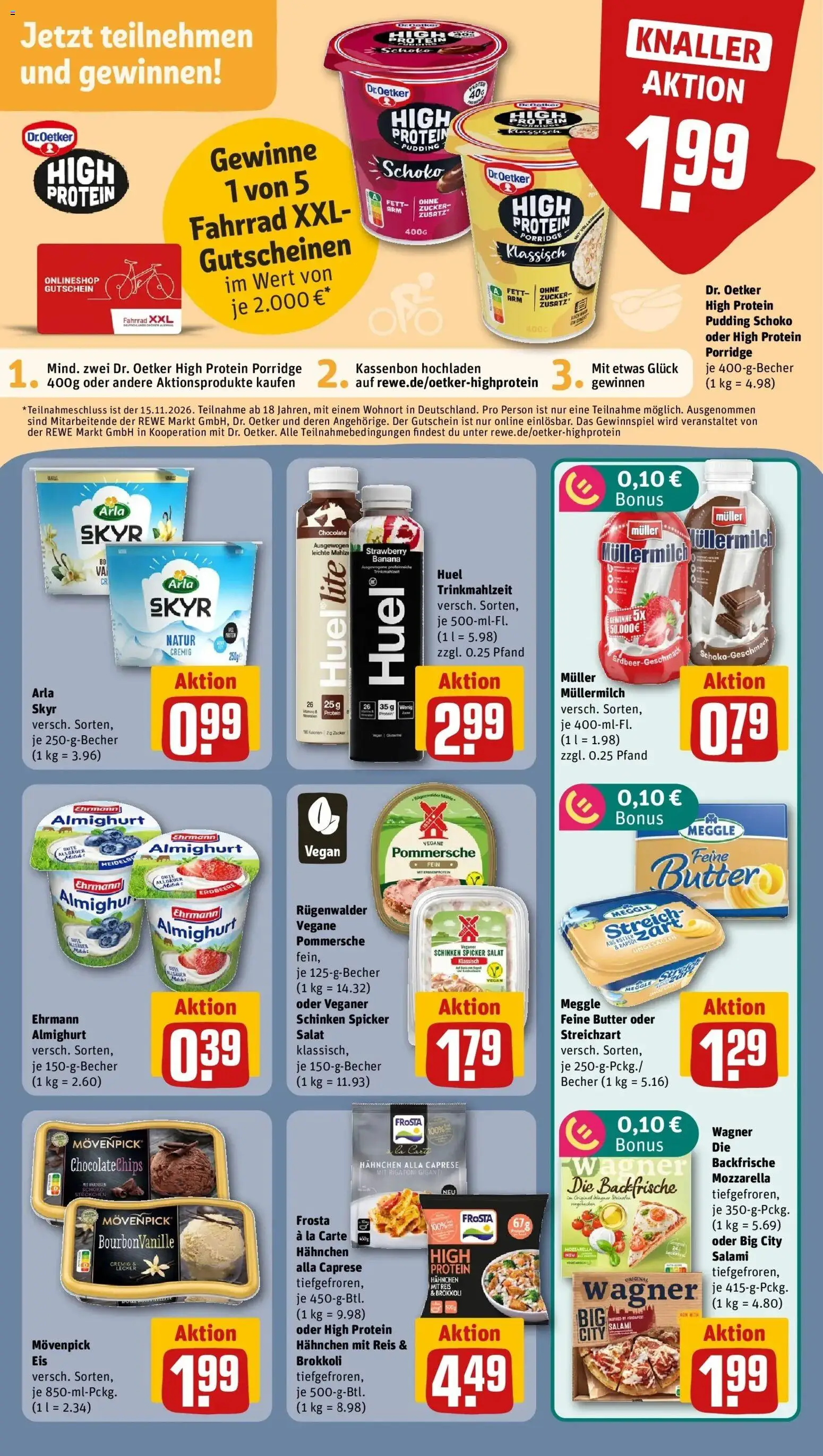 Vorschau von dem Prospekt des Geschäftes Rewe, gültig ab dem 19.10.2026