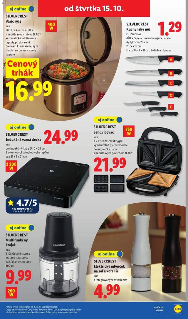Nový Lidl leták od 12.10.