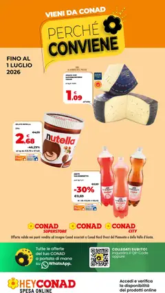 Anteprima dell'opuscolo Conad volantino Perché Conviene Piemonte dal negozio Conad valido da 18/06/2026