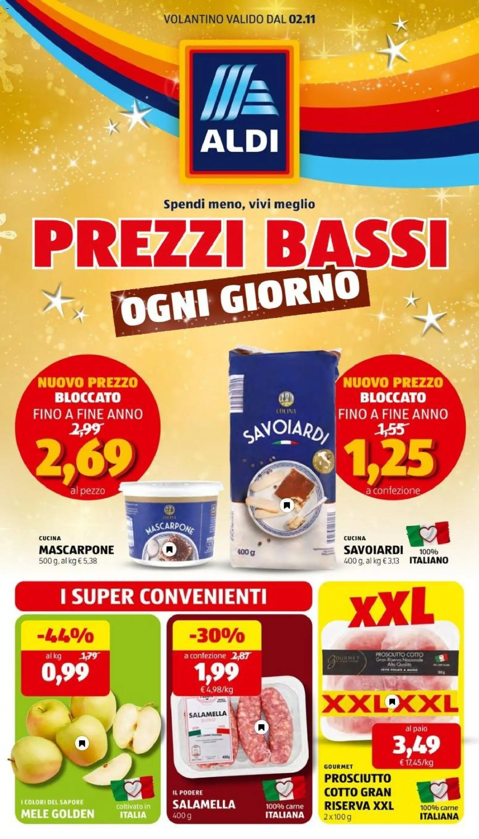 Volantino Aldi valido da 02/11/2026 numero di pagina 1