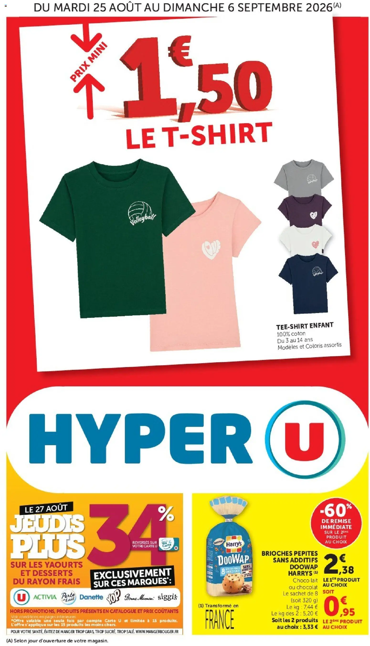 Prévisualisation de Hyper U catalogue du magasin Hyper U formulaire valide 25/08/2026