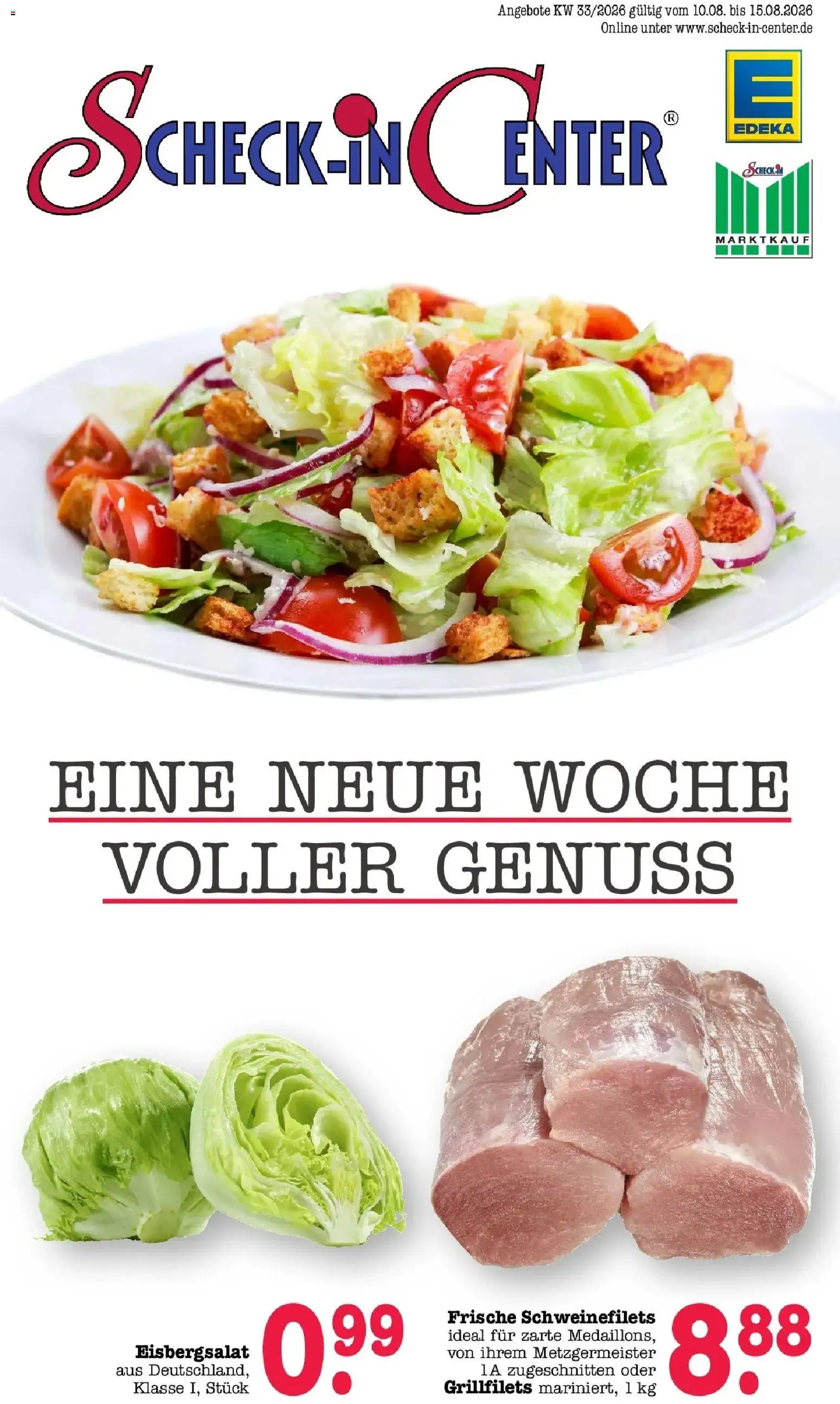 Vorschau von dem Prospekt des Geschäftes Edeka, gültig ab dem 10.08.2026 - Eisbergsalat