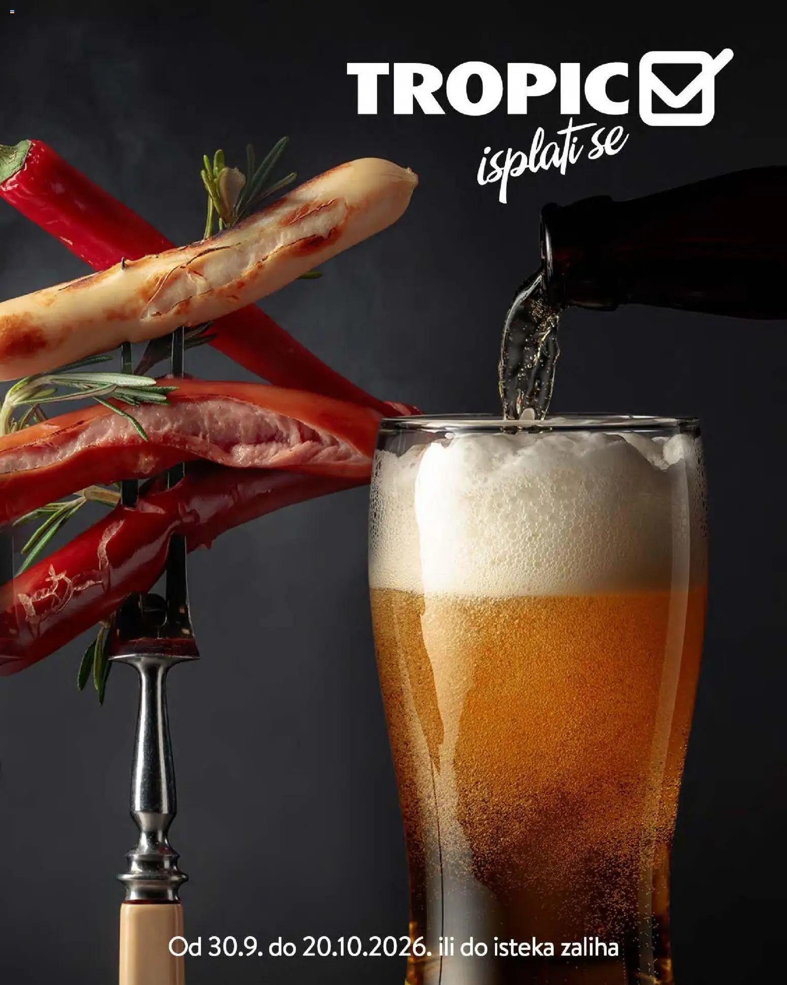 Pregled letka Tropic katalog trgovine Tropic vrijedi od 30.09.2026