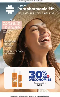 Prévisualisation de Carrefour Parapharmacie, beauté, santé et bien-être du magasin Carrefour formulaire valide 30/06/2026
