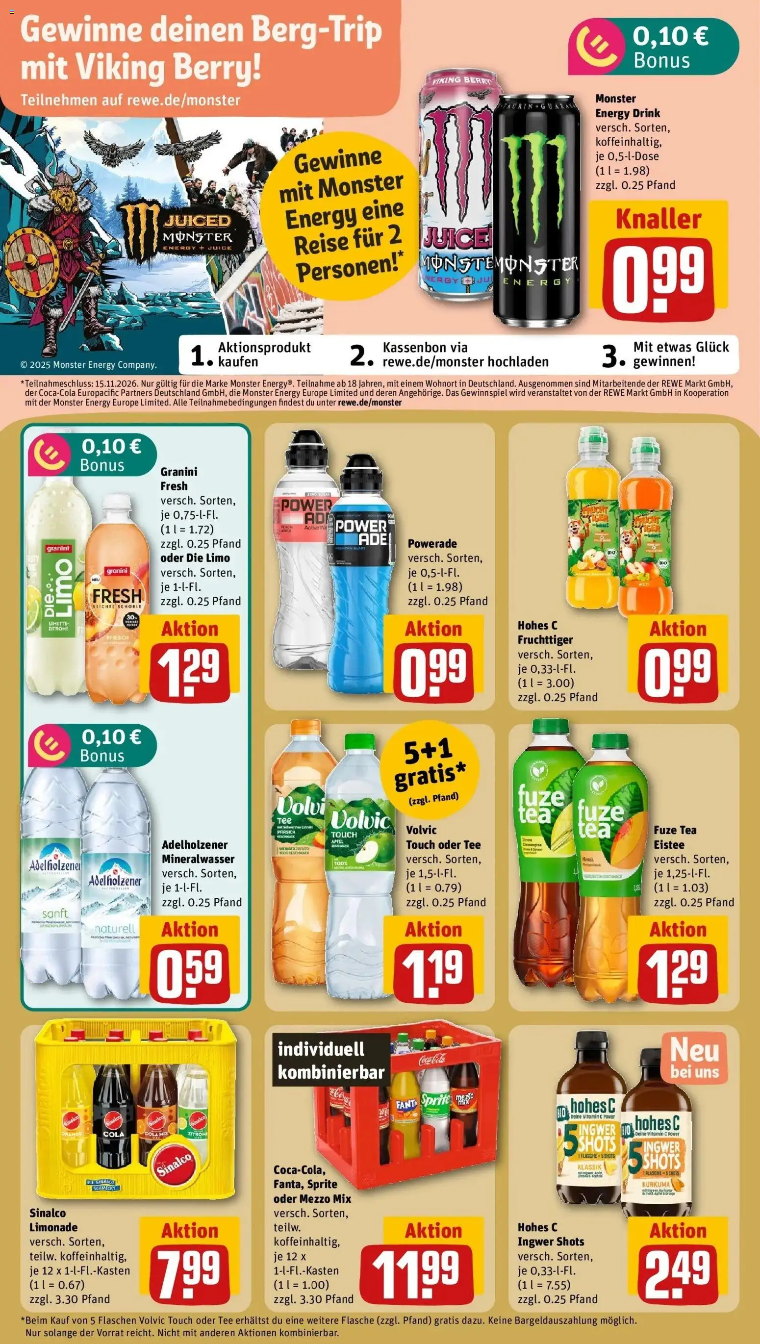 Vorschau von dem Prospekt des Geschäftes Rewe, gültig ab dem 26.10.2026
