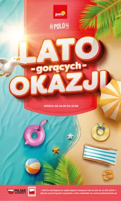Pogląd gazetki "POLOmarket gazetka - Lato" ze sklepu POLOmarket ważnej od 24.06.2026