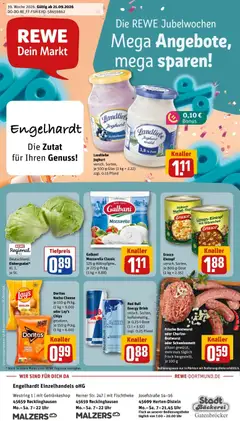 Vorschau von dem Prospekt des Geschäftes Rewe, gültig ab dem 21.09.2026