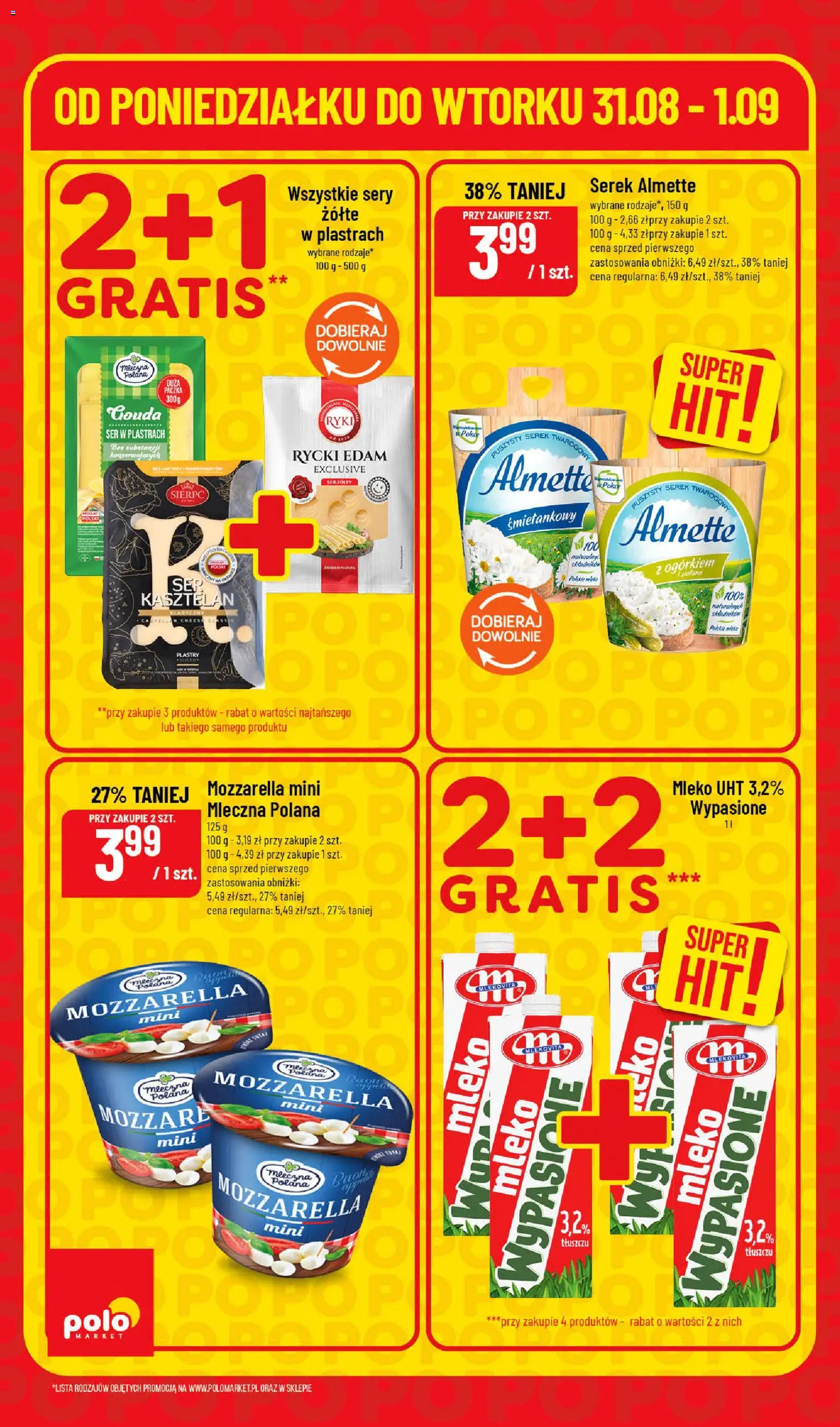 Pogląd gazetki "POLOmarket gazetka - Super Hity" ze sklepu POLOmarket ważnej od 31.08.2026
