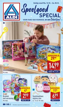 Voorbeeld van Aldi folder - speelgoed van winkel Aldi geldig vanaf 12-10-2026