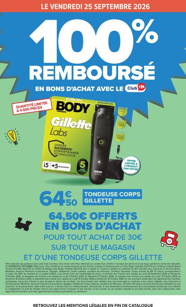 Nouveau catalogue Carrefour à partir du 22/09