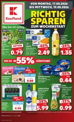 Vorschau von dem Prospekt des Geschäftes Kaufland, gültig ab dem 17.08.2026