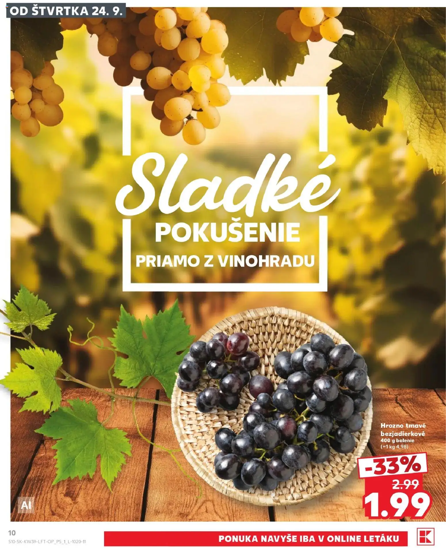 Náhľad Kaufland letáku platného od 24.09.2026
