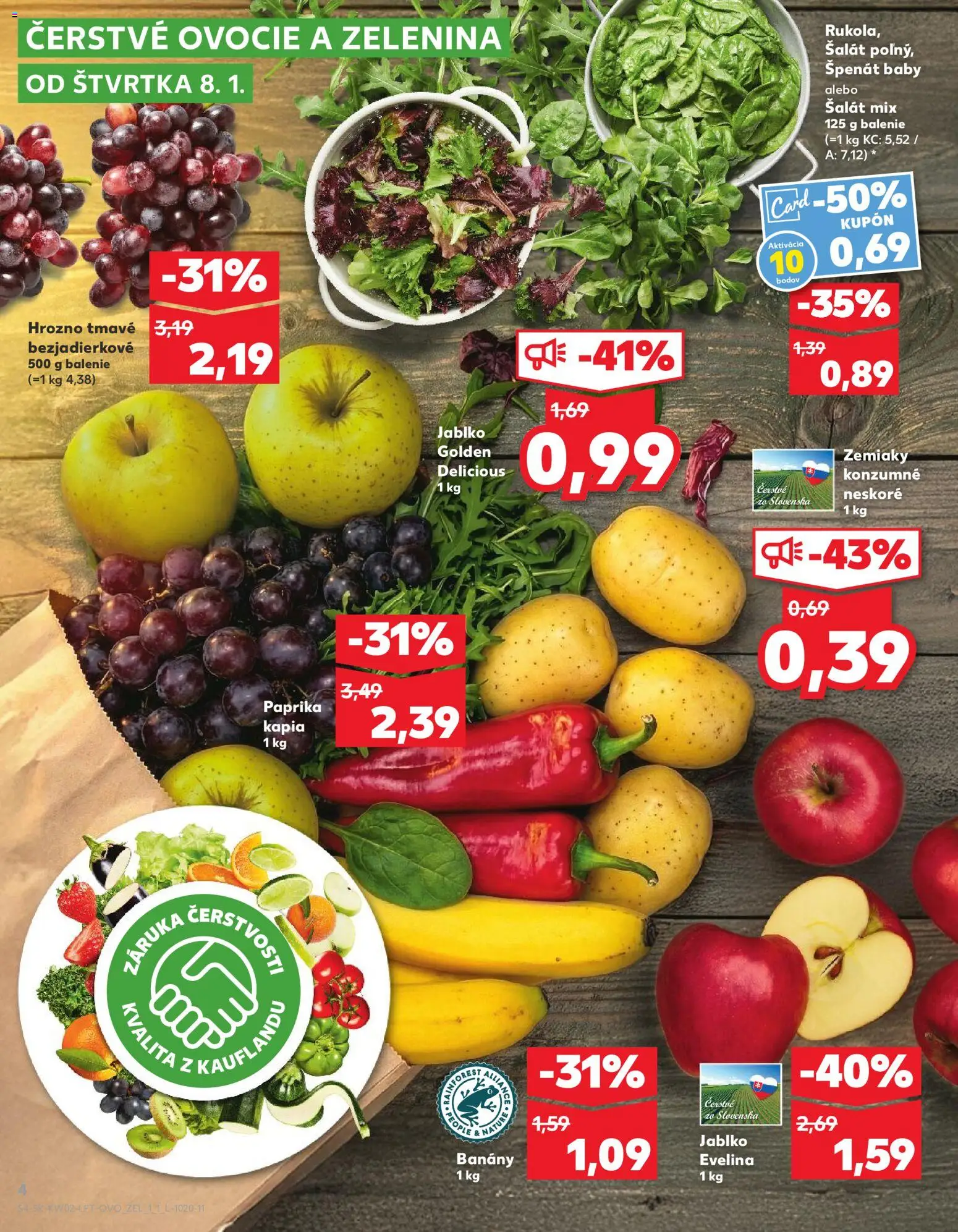 Náhľad Kaufland letáku platného od 08.01.2026