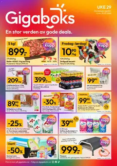 Forhåndsvis Gigaboks kundeavis fra butikk Gigaboks gyldig fra 13/07/2026