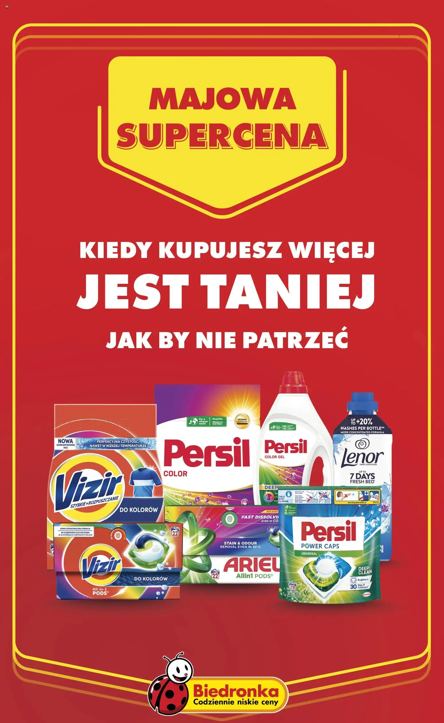 Pogląd gazetki "Biedronka gazetka - Majowa supercena" ze sklepu Biedronka ważnej od 14.05.2026