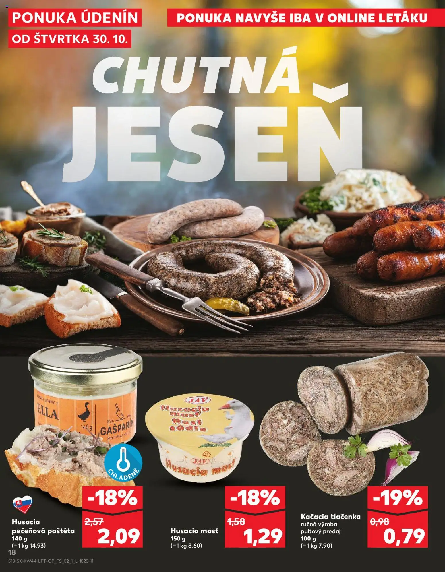 Náhľad Kaufland letáku platného od 30.10.2025 - Tlačenka