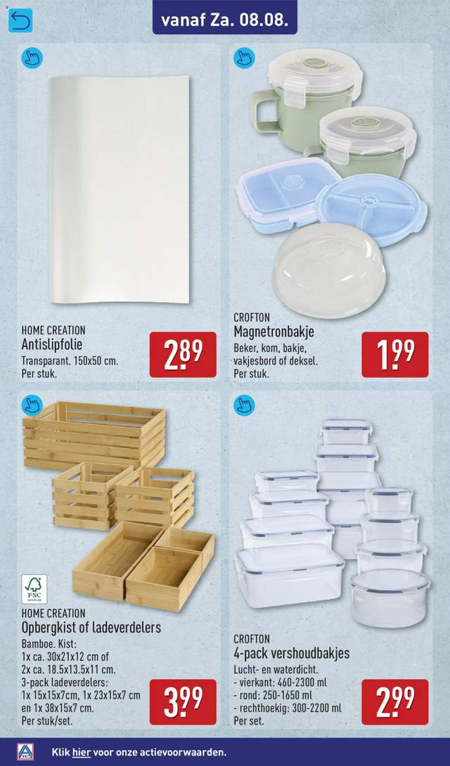 Nieuwe Aldi folder vanaf 03-08