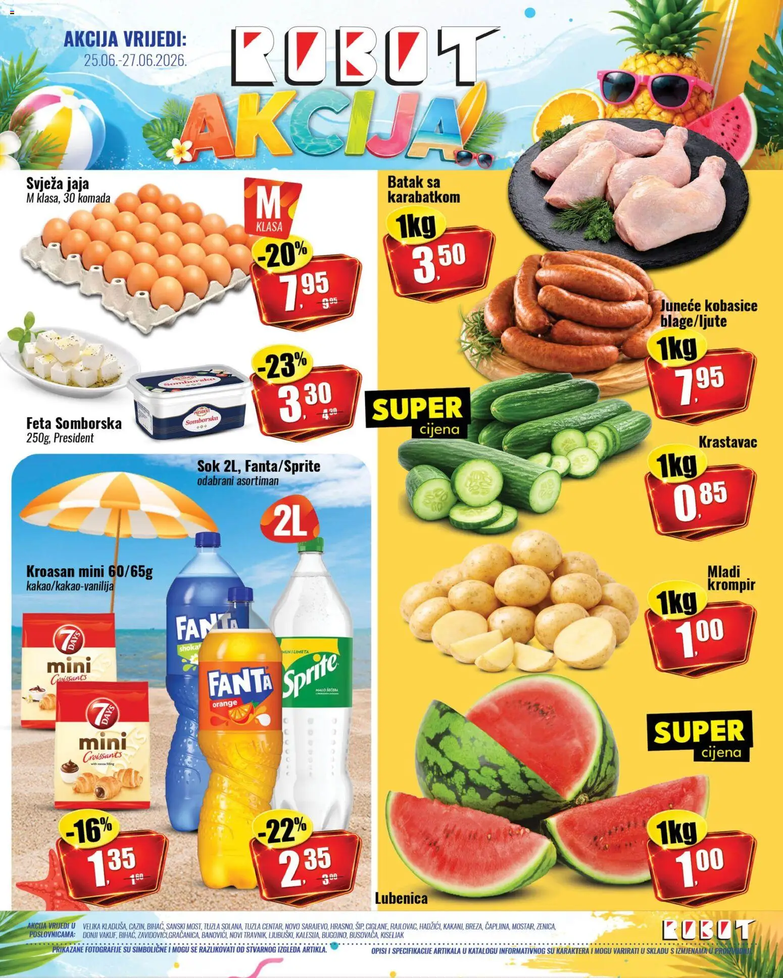Pregled letka Robot vikend akcija trgovine Robot vrijedi od 25.06.2026