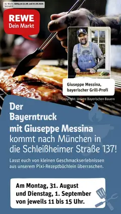 Vorschau von dem Prospekt des Geschäftes Rewe, gültig ab dem 24.08.2026