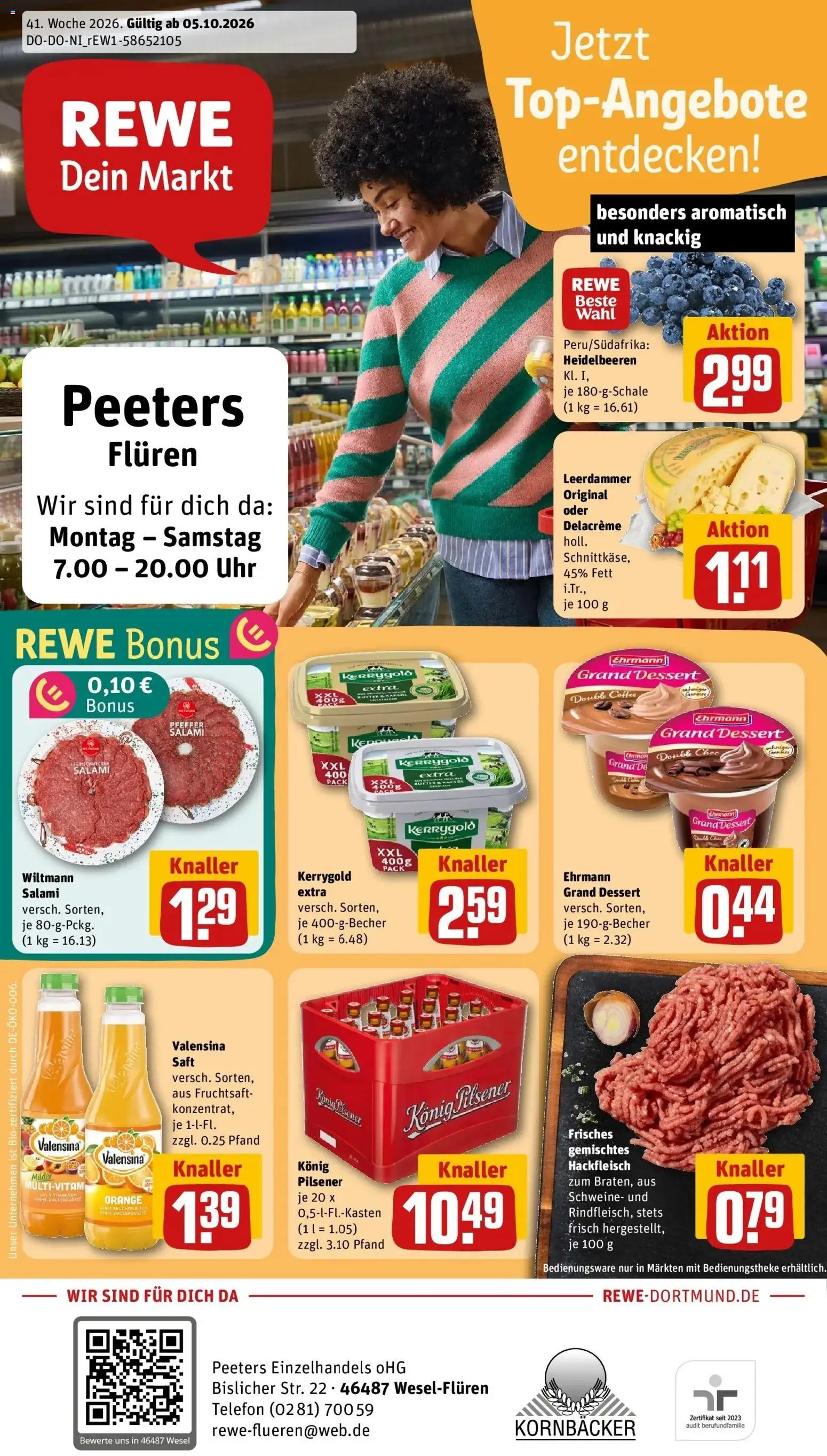 Vorschau von dem Prospekt des Geschäftes Rewe, gültig ab dem 05.10.2026