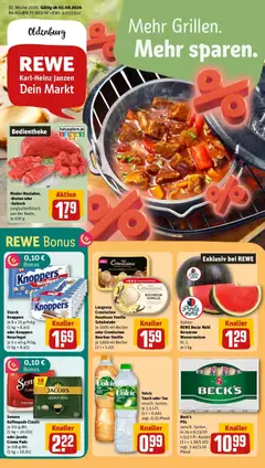 Vorschau von dem Prospekt des Geschäftes Rewe, gültig ab dem 03.08.2026