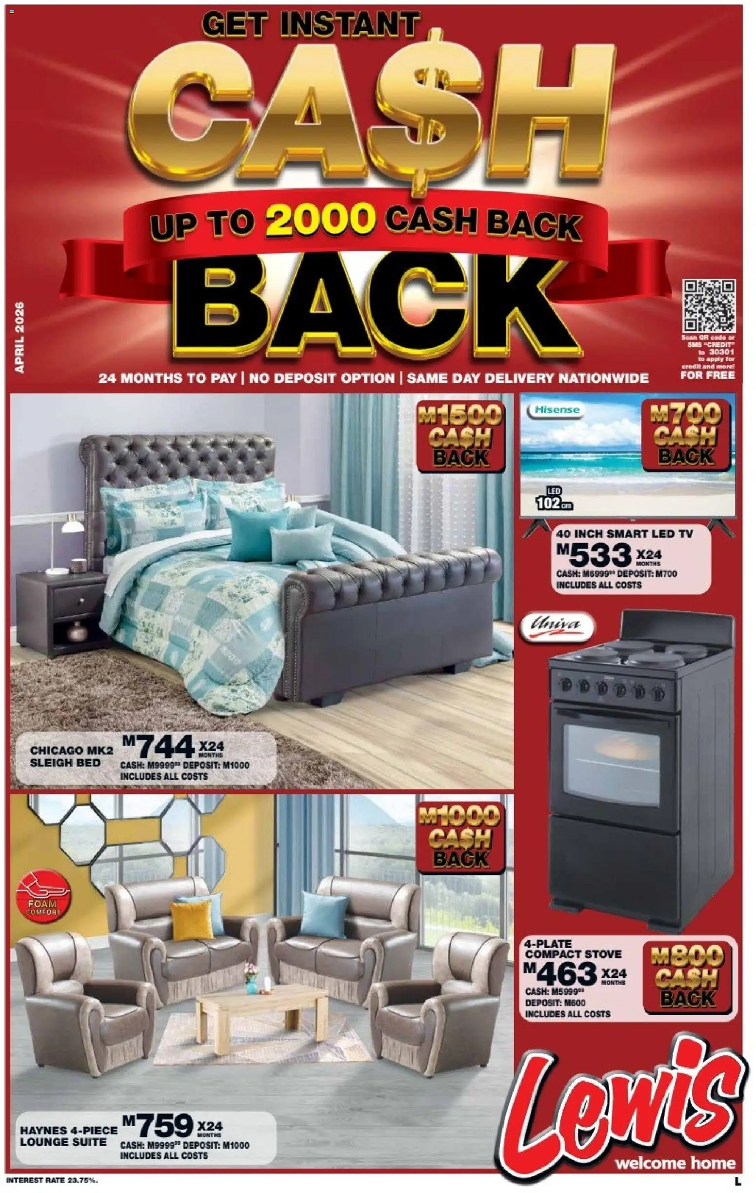 Preview of Lewis Stores flyer valid from 13/04/2026