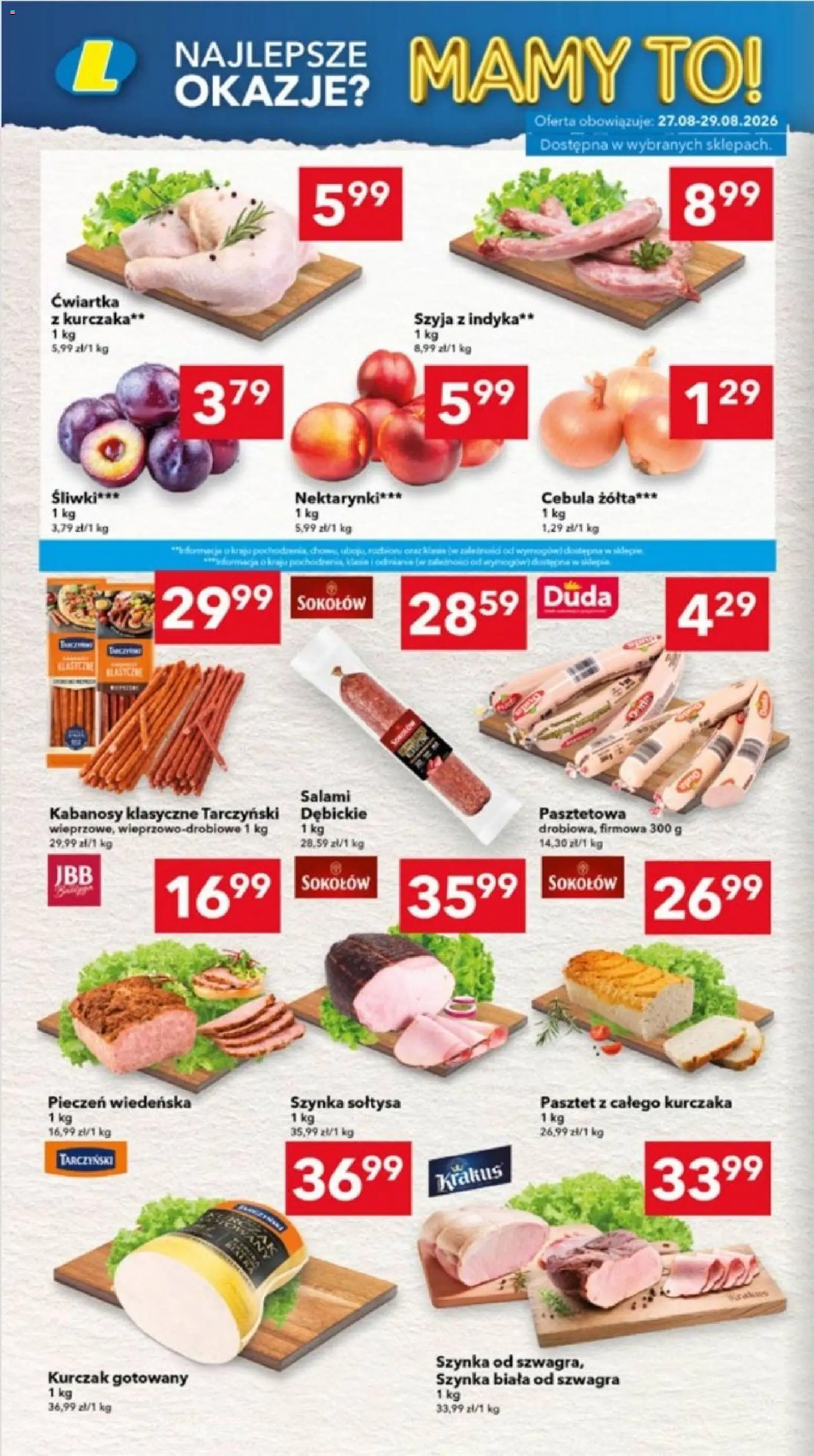 Pogląd gazetki "Lewiatan gazetka - Ostrów Wielkopolski" ze sklepu Lewiatan ważnej od 27.08.2026