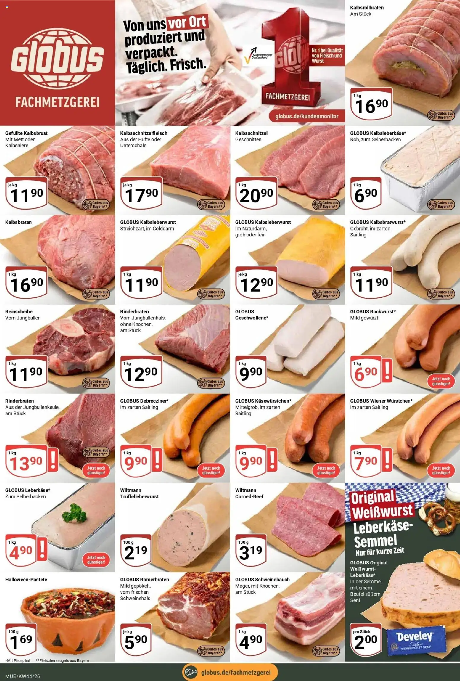 Vorschau von dem Prospekt des Geschäftes Globus, gültig ab dem 26.10.2026