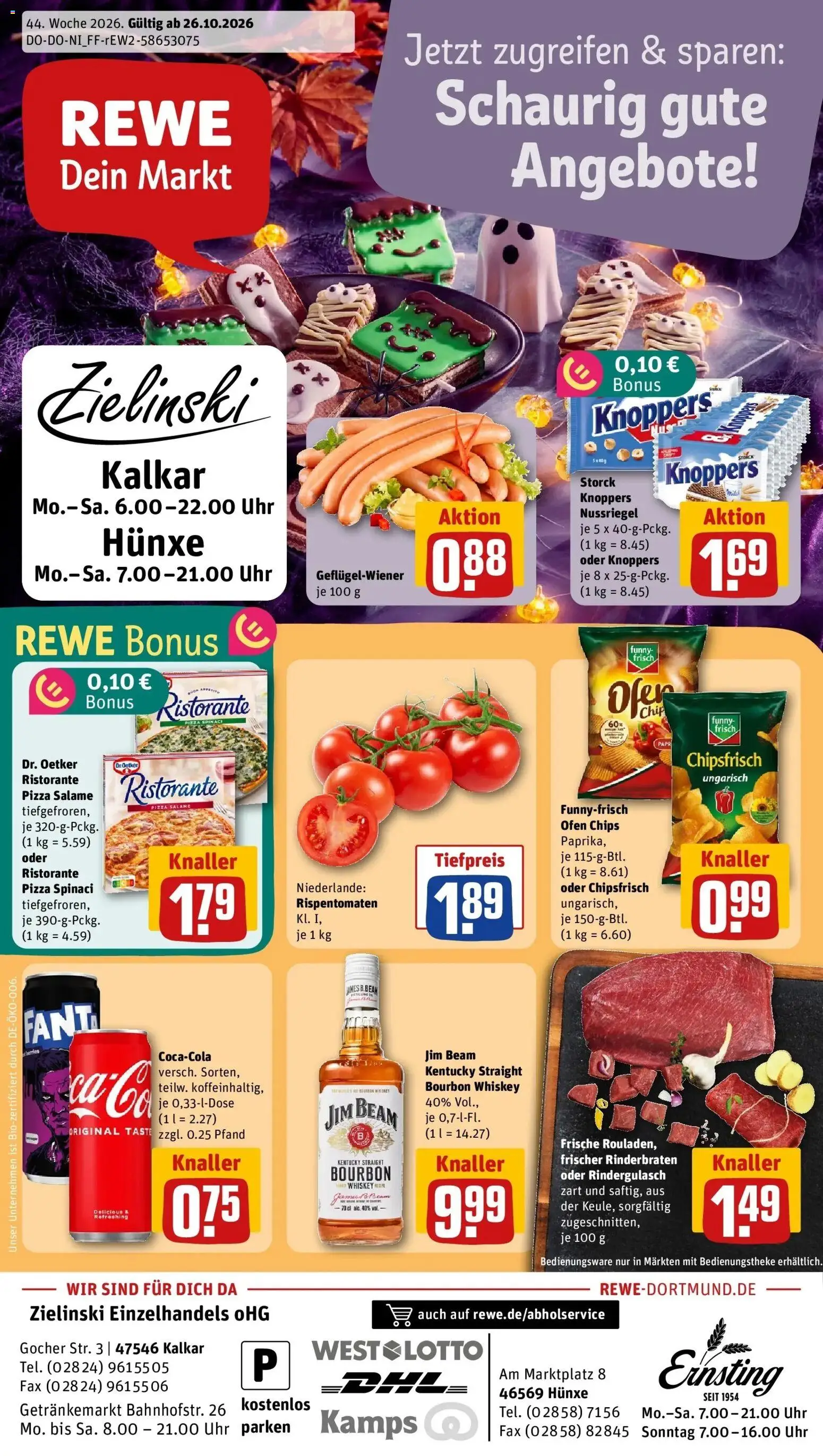 Vorschau von dem Prospekt des Geschäftes Rewe, gültig ab dem 26.10.2026