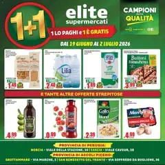 Anteprima dell'opuscolo Elite Supermercati volantino dal negozio Elite Supermercati valido da 19/06/2026