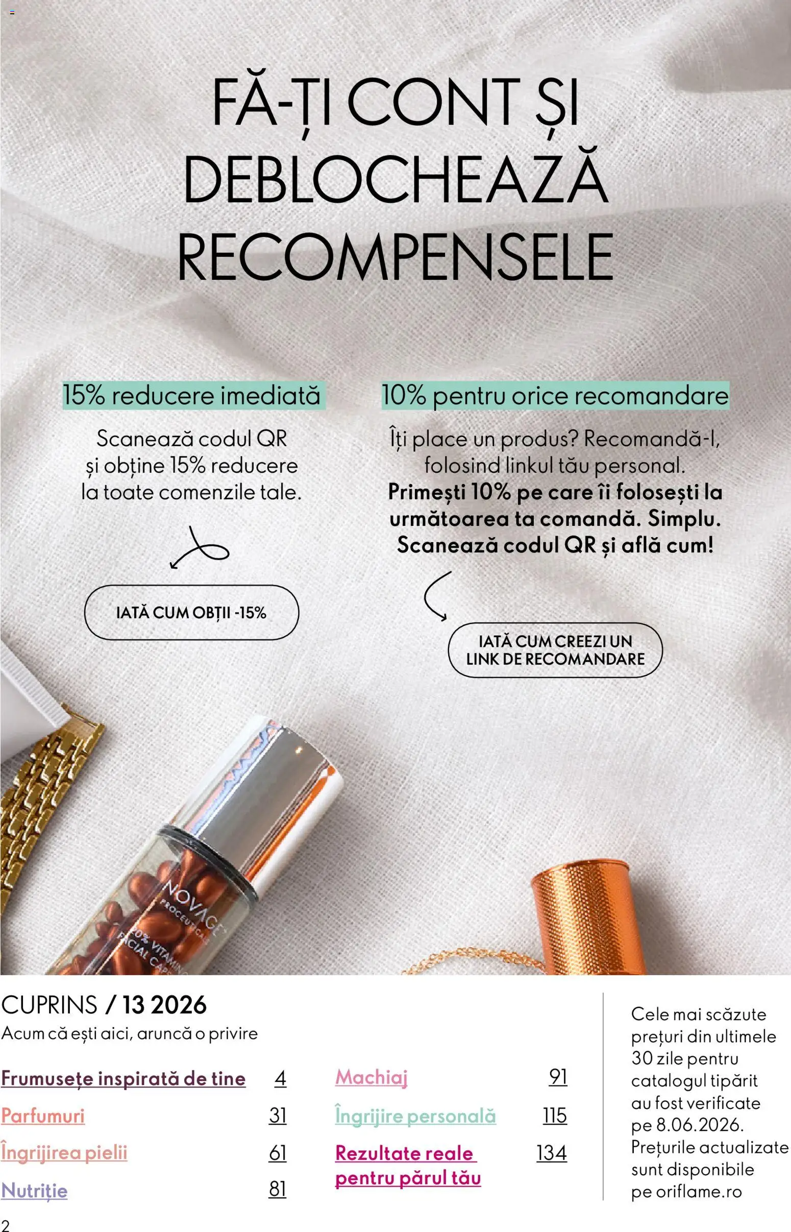 Previzualizarea de cataloage: Oriflame Oriflame Catalog 13 2026 valabil de la 09.09.2026