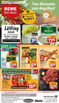 Vorschau von dem Prospekt des Geschäftes Rewe, gültig ab dem 08.06.2026