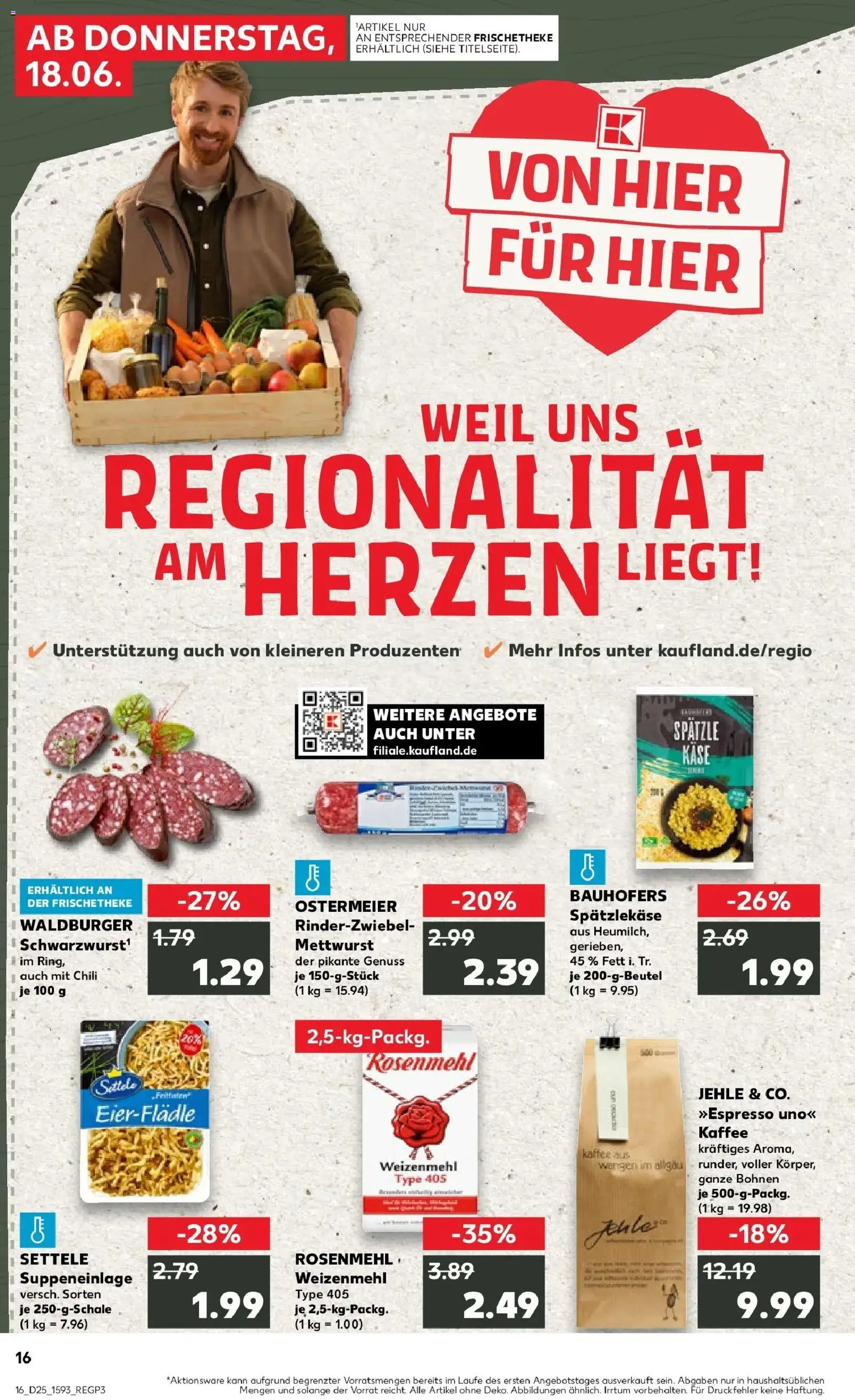 Vorschau von dem Prospekt des Geschäftes Kaufland, gültig ab dem 18.06.2026