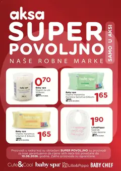 Pregled letka AKSA katalog super povoljno trgovine AKSA vrijedi od 09.03.2026
